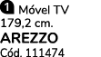 ￼ M vel TV 179,2 cm. AREZZO C d. 111474