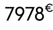 7978€