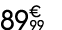 89€ 99