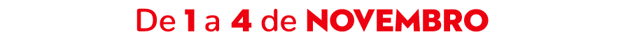 De 1 a 4 de novembro