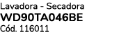 Lavadora Secadora WD90TA046BE C d. 116011 