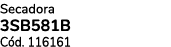 Secadora 3SB581B C d. 116161