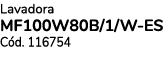 Lavadora MF100W80B/1/W ES C d. 116754 