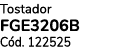 Tostador FGE3206B C d. 122525