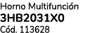 Horno Multifunci n 3HB2031X0 C d. 113628