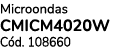 Microondas CMICM4020W C d. 108660