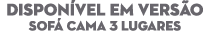 Dispon vel em vers o Sof Cama 3 Lugares