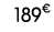 189€ 00