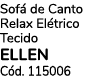 Sof de Canto Relax El trico Tecido ELLEN C d. 115006
