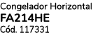 Congelador Horizontal FA214HE C d. 117331
