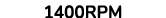 1400RPM