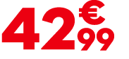 42 € 99