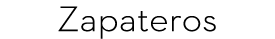 Zapateros
