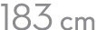 183 cm
