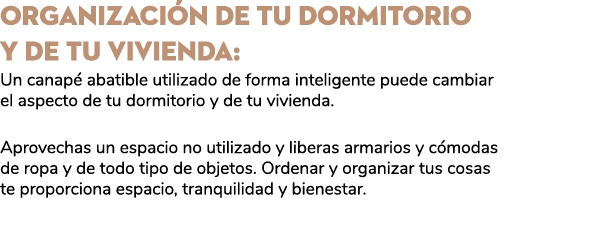 organizaci n de tu dormitorio y de tu vivienda: Un canap abatible utilizado de forma inteligente puede cambiar el as...