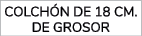 colch n de 18 cm. de grosor