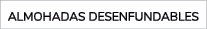 almohadas desenfundables