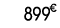 899 € 00