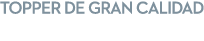 topper de gran calidad 