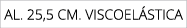 aL. 25,5 cm. Viscoel stica
