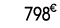 798 € 00