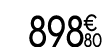 898 € 80