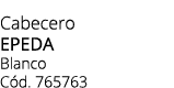 Cabecero epeda Blanco C d. 765763
