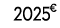 2025 € 00