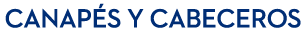 Canap s y cabeceros