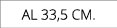aL 33,5 cm.