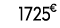 1725 € 00