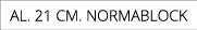 AL. 21 CM. NORMABLOCK
