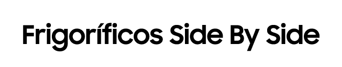 Frigor ficos Side By Side