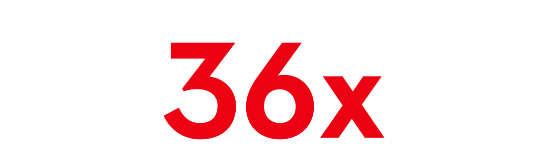 36x