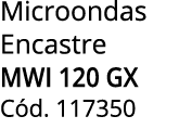 Microondas Encastre MWI 120 GX C d. 117350