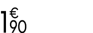 1 € 90