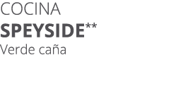 Cocina speyside** Verde ca a
