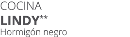Cocina lindy** Hormig n negro