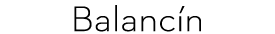 Balanc n