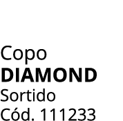 Copo diamond Sortido C d. 111233