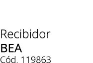 Recibidor BEA C d. 119863