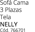 Sof Cama 3 Plazas Tela nelly C d. 766701