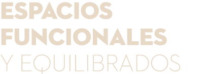 espacios funcionales y equilibrados