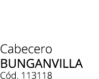 Cabecero bunganvilLa C d. 113118 