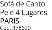 Sof de Canto Pele 4 Lugares paris C d. 378620