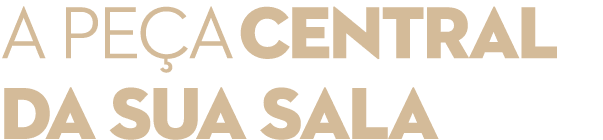 A pe a central da sua sala