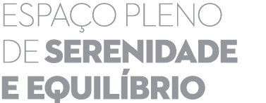 Espa o pleno de serenidade e equil brio