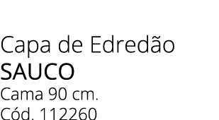 Capa de Edred o sauco Cama 90 cm. C d. 112260