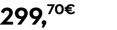 299,70€