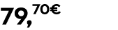 79,70€